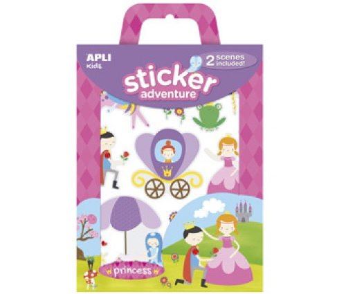 Kit créatif Stickers Adventure Princesse Apli Kids