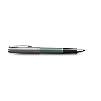 PARKER Sonnet Essentiel Stylo plume, Vert, Plume moyenne, encre noire, Coffret cadeau