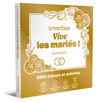 Coffret cadeau Smartbox Vive les mariés ! Exception