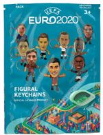 Porte clef Uefa Euro Joueur en 3D à collectionner Modèle aléatoire