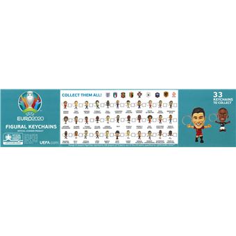 Porte clef Uefa Euro Joueur en 3D à collectionner Modèle aléatoire