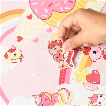 Jeu créatif Poppik Les Licornes avec 150 Stickers