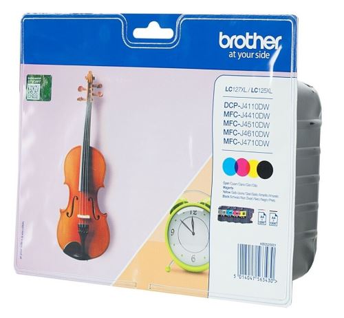 Brother LC127XL Value Pack - 4 - hoge capaciteit - zwart, geel, cyaan, magenta - origineel - inktcartridge