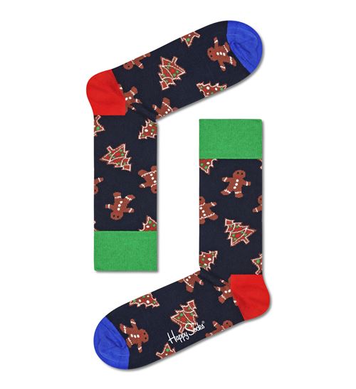 Chaussettes hautes et mi-bas Happy Socks Gingerbread Cookies Taille 36-40