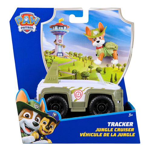 Véhicule avec Figurine Tracker Paw Patrol Pat’Patrouille