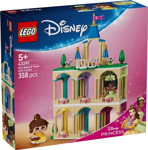 LEGO® Disney Princess 43291 Belle et Tiana miniatures avec un château
