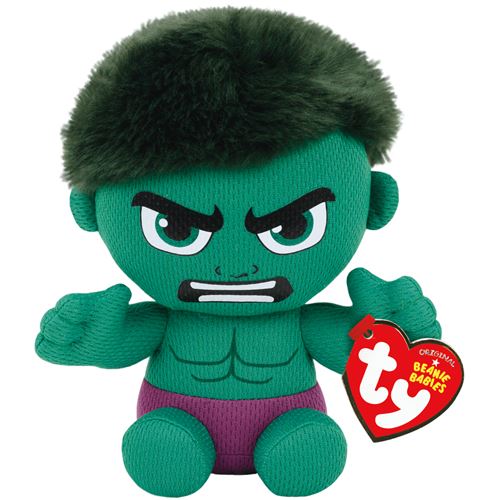 Ty Vert Peluche Hulk Marvel Beanie Babies