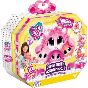 Peluche Dujardin Fur Balls Families