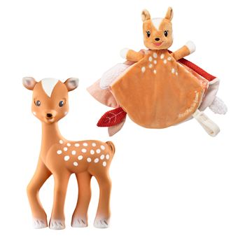Jeu d'éveil Sophie La Girafe Coffret Fanfan et son Doudou - 1