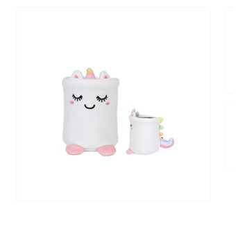 Pot à crayons en peluche Licorne