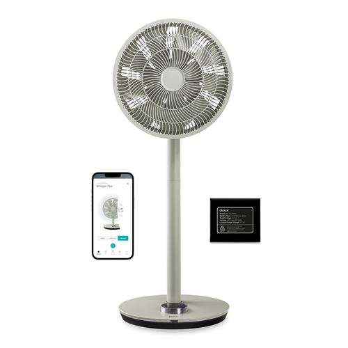 Duux ventilateur sur pied connecte avec batterie et tres silencieux WHISPER FLEX Vert Sauge DXCF57