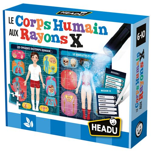 Le Corps Humain Aux Rayons X HEADU Multicolore
