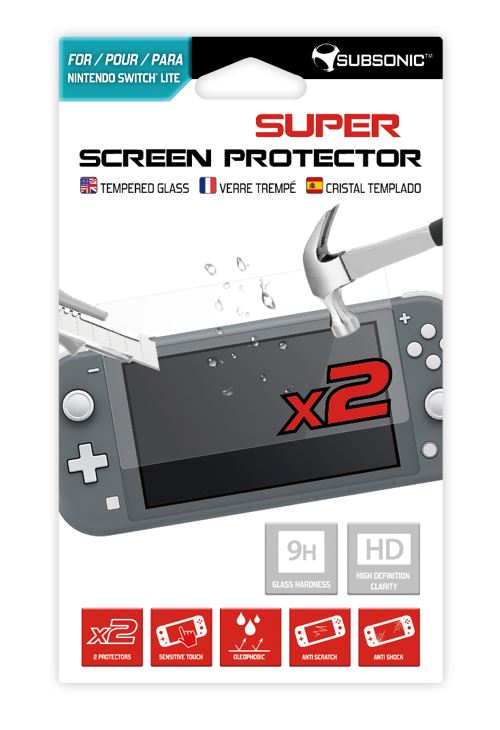 Kit de nettoyage Subsonic avec 2 protections d'écran pour Nintendo Switch Lite