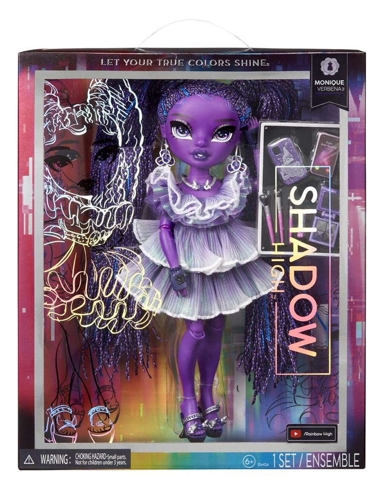 Poupée Rainbow High Shadow Monique Verbena S2 Violet foncé Poupée Achat & prix fnac