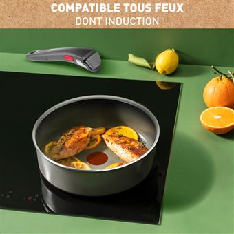 Sauteuse Tefal Ingenio Renew L2603502 24 cm Gris