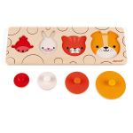 Jeu d'éveil Janod J'apprends les tailles Animaux Domestiques