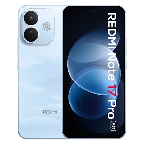 Xiaomi Bleu Ciel Redmi Note 17 Pro - 5G Smartphone - Double Sim - Ram 8 Go / Mémoire Interne 512 Go - Oled Display - 6.83" - 2772 X 1280 Pixels - (120 Hz) - 2X Caméras Arrière 50 Mp, 8 Mp - Front Camera 16 Mp
