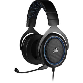 Casque Gaming filaire Corsair HS50 Pro Stéréo Noir et bleu