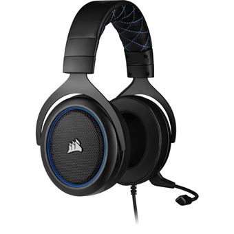 Casque Gaming filaire Corsair HS50 Pro Stéréo Noir et bleu