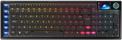 Clavier Corsair Vanguard Air 99 – Sans Fil, Optique-Mécanique AZERTY, Écran LCD - vue 3