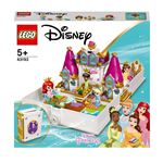 LEGO® Disney 43193 Les Aventures d’Ariel, Belle, Cendrillon et Tiana dans un Livre de Conte