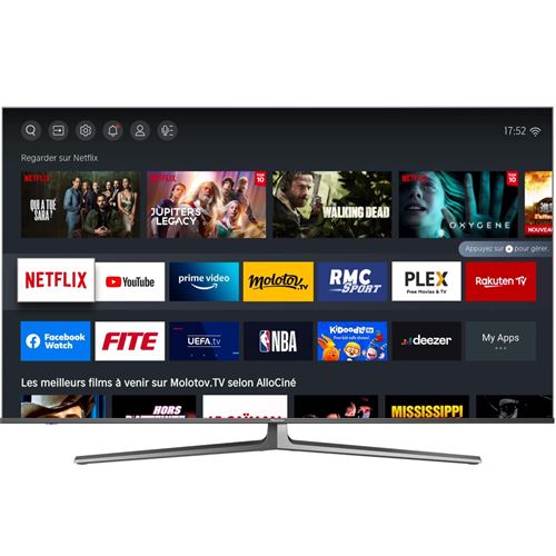 Hisense 55U8GQ - 55 diagonale klasse (54.6 zichtbaar) - U8GQ Series led-achtergrondverlichting lcd-tv - Smart TV - VIDAA - 4K UHD (2160p) 3840 x 2160 - HDR - direct brandende led, Quantum Dot, ULED - zwart, donkergrijs
