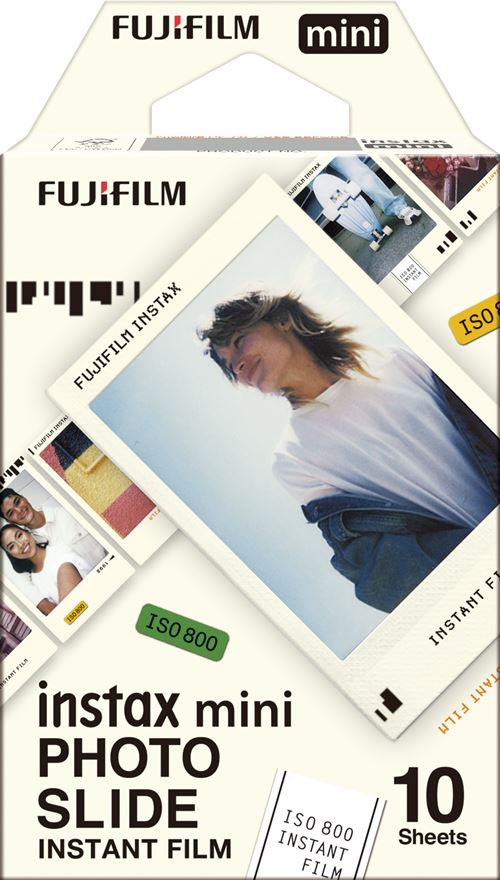 Film Instantané Fujifilm Instax Mini Photo Slide – Pack de 10 Vues