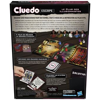 Cluedo Escape Game Trahison au manoir Tudor - Hasbro