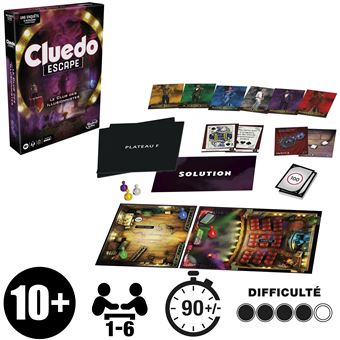 Cluedo Escape Vol au musée - jeu d'enquête façon Escape Game - jeu de Cluedo Escape Vol au musée - jeu d'enquête façon Escape Game - jeu de