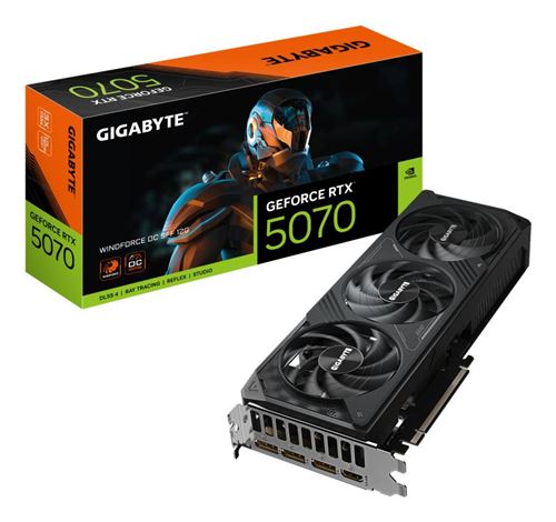 Carte Graphique Gigabyte Nvidia GeForce RTX 5070 WINDFORCE OC SFF 12G
