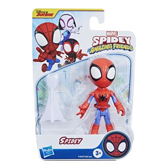 Marvel Spidey and His Amazing Friends, Figurine Miles Morales : Spider-Man  Format géant pour Enfants à partir de 3 Ans