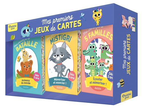 Jeu d'ambiance Auzou Mes premiers jeux de cartes