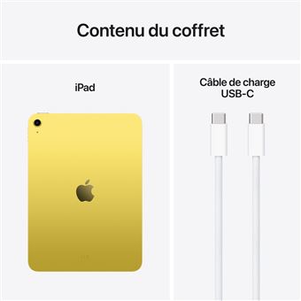 Apple iPad 11" A16 512 Go Jaune Wifi 2025