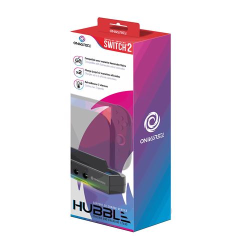 Support de charge ventilé Oniverse Noir pour Nintendo Switch 2