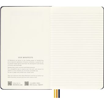 CARNET GRAND FORMAT PAGES LIGNEES K-WAY BLEU COUVERTURE RIGIDE ETANCHE