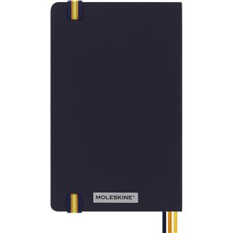 CARNET GRAND FORMAT PAGES LIGNEES K-WAY BLEU COUVERTURE RIGIDE ETANCHE