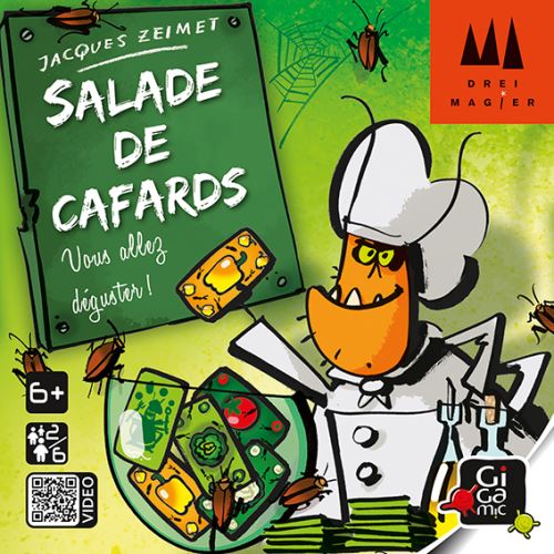 Boite de Jeu d’ambiance Gigamic Salade de Cafards