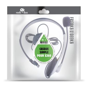 Micro-casque Freaks And Geeks Gris pour Xbox 360