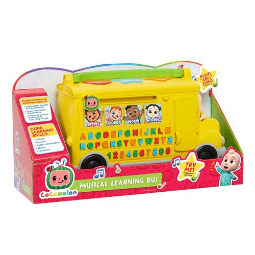Jeu éducatif et électronique CoComelon J.J J’apprends en musique avec mon Bus