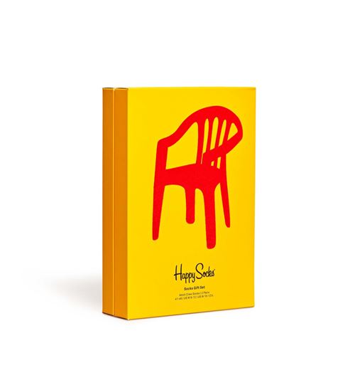 Coffret cadeau Happy Socks Chaussettes hautes Have a seat Taille 36-40
