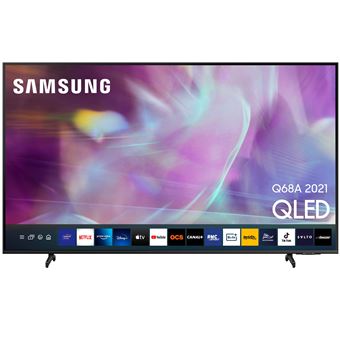 Tv Samsung 50 Qled Qe50q68a 4k Uhd Gris Anthracite 2021 Tv Led Lcd Achat Prix Fnac