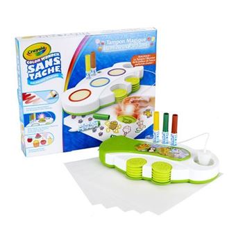 Crayola Tampons Magiques Parfumés Color Wonder – Encre Invisible Sur Papier Spécial, 5 Feutres + 5 Tampons, Dès 3 Ans