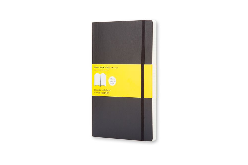classique grand format quadrillé Moleskine couverture souple