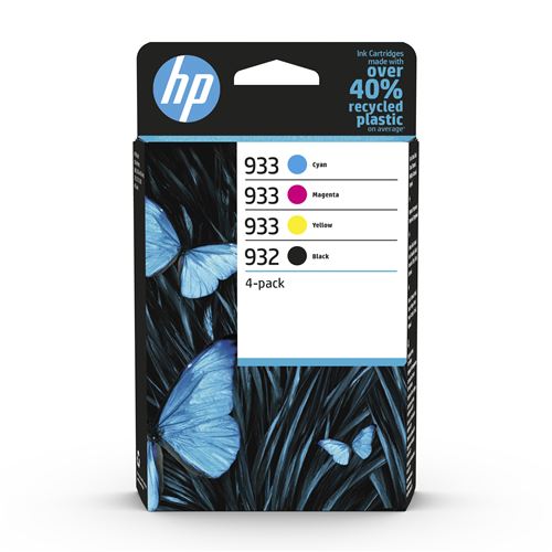 Pack cartouche d'encre HP 932 Noir + HP 933 3 couleurs