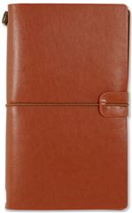 Journal de voyage Peter Pauper 12 x 20 cm cognac