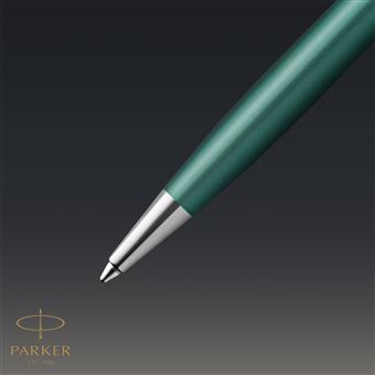 PARKER Sonnet Essentiel Stylo bille, Vert, Recharge noire pointe moyenne, Coffret cadeau