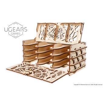 Puzzle 3D Ugears Appareil en bois mécanique pour les jeux de table