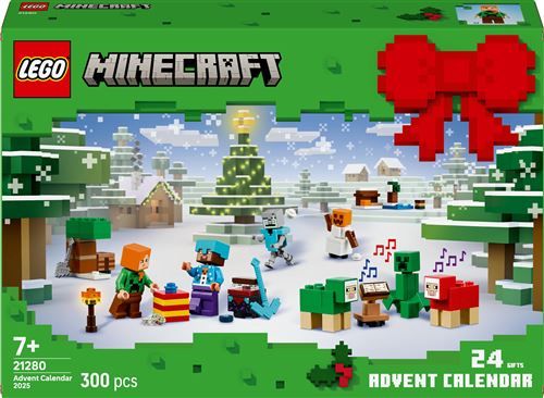 LEGO Minecraft 21280 Calendrier de l'Avent avec 300 pièces de construction pour les enfants de 7 ans et plus - Image 3