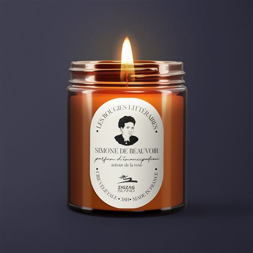 Bougie végétale Zigzag Island Simone de Beauvoir