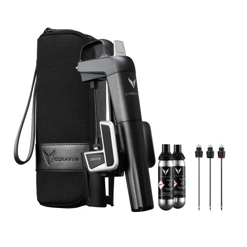 Système de vin au verre Coravin Model Two Plus Pack Gris anthracite